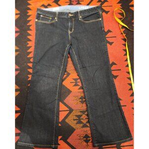 Gap 1969 Curvy Dark Wash Denim Jeans Women's Size 32/14R Cotton/Elastane.